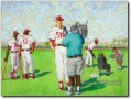yxr0050 impressionisme peinture à l’huile du sport